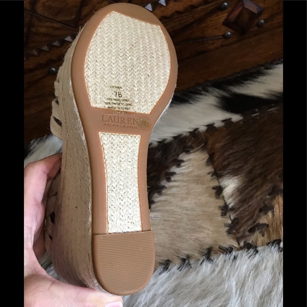 NWOT RALPH LAUREN SANDALS.  NEW LISTING! - Picture 4 of 6